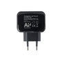 Tooq Cargador de Pared TQWC-1S02 con 2 Puertos USB y Tecnología AI, Negro